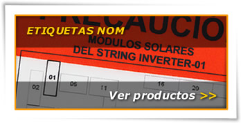 Etiquetas para Sistemas Solares Norma Oficial Mexicana (NOM)